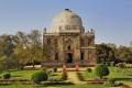 Architecture ornate tomb lodi gardens delhi india